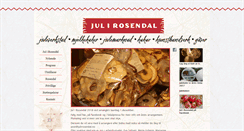 Desktop Screenshot of julirosendal.no